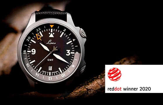 Prêmio Red Dot - Laco GMT Fliegeruhr