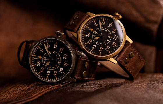 Montres en bronze de Laco