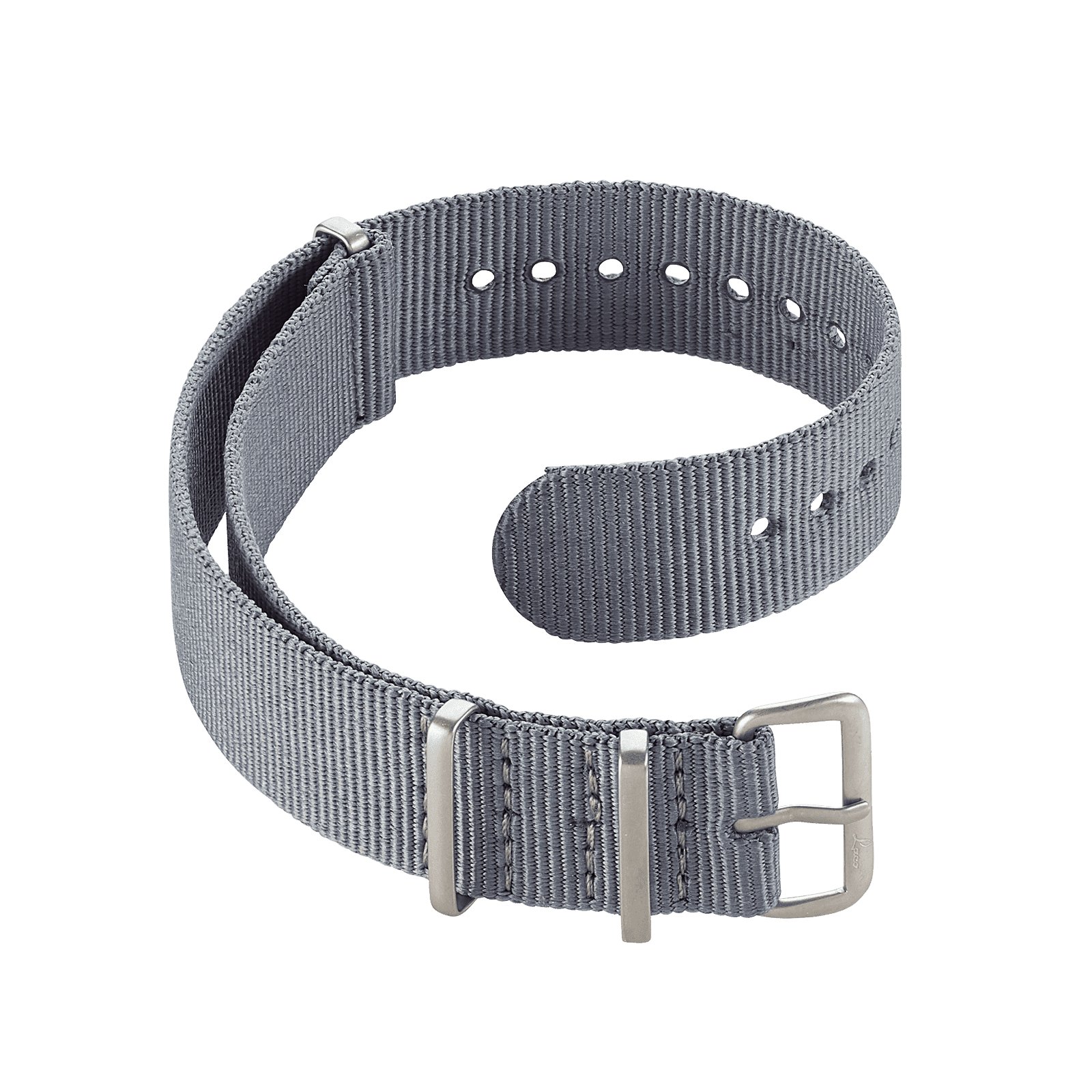 Durchziehband Nylon Grau 18 mm