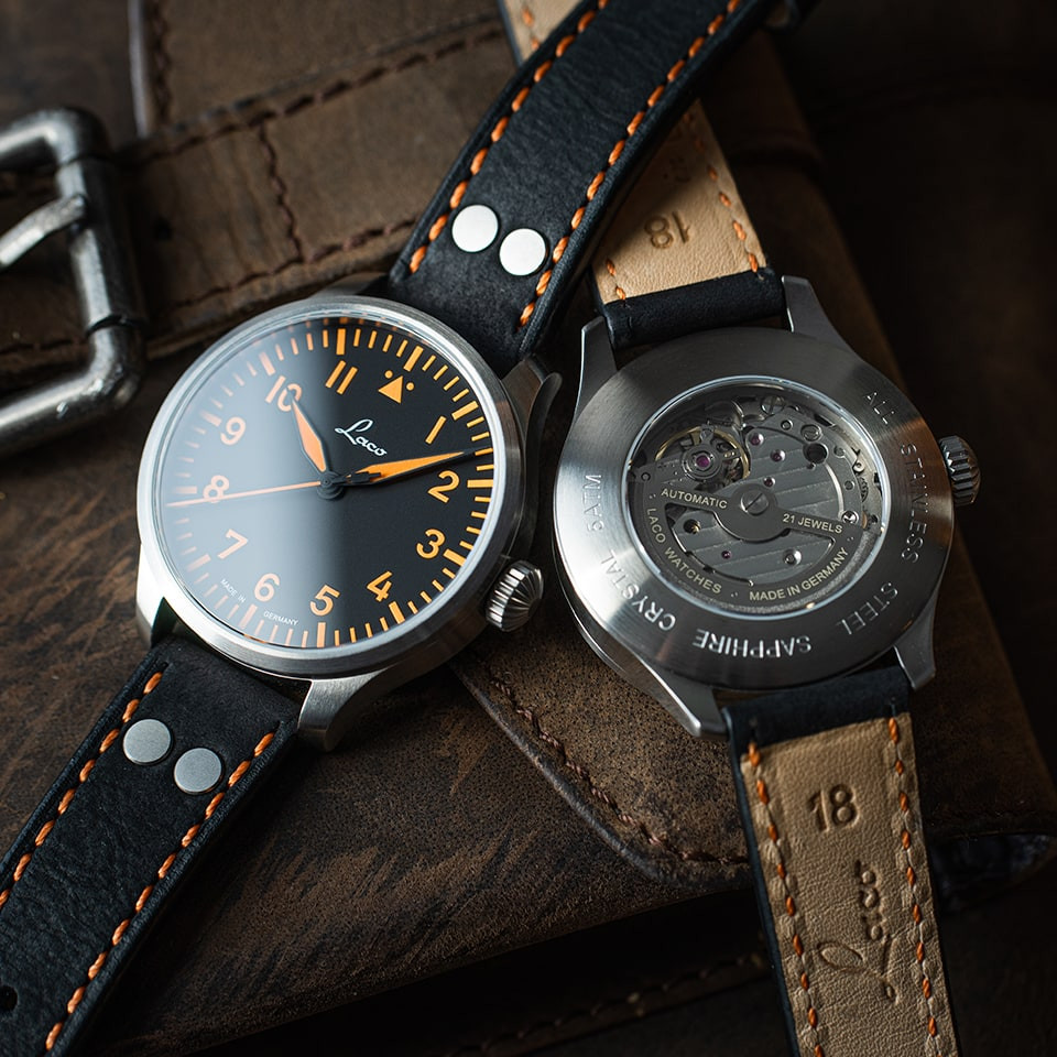 Laco Fliegeruhren Palermo Neapel Parallax