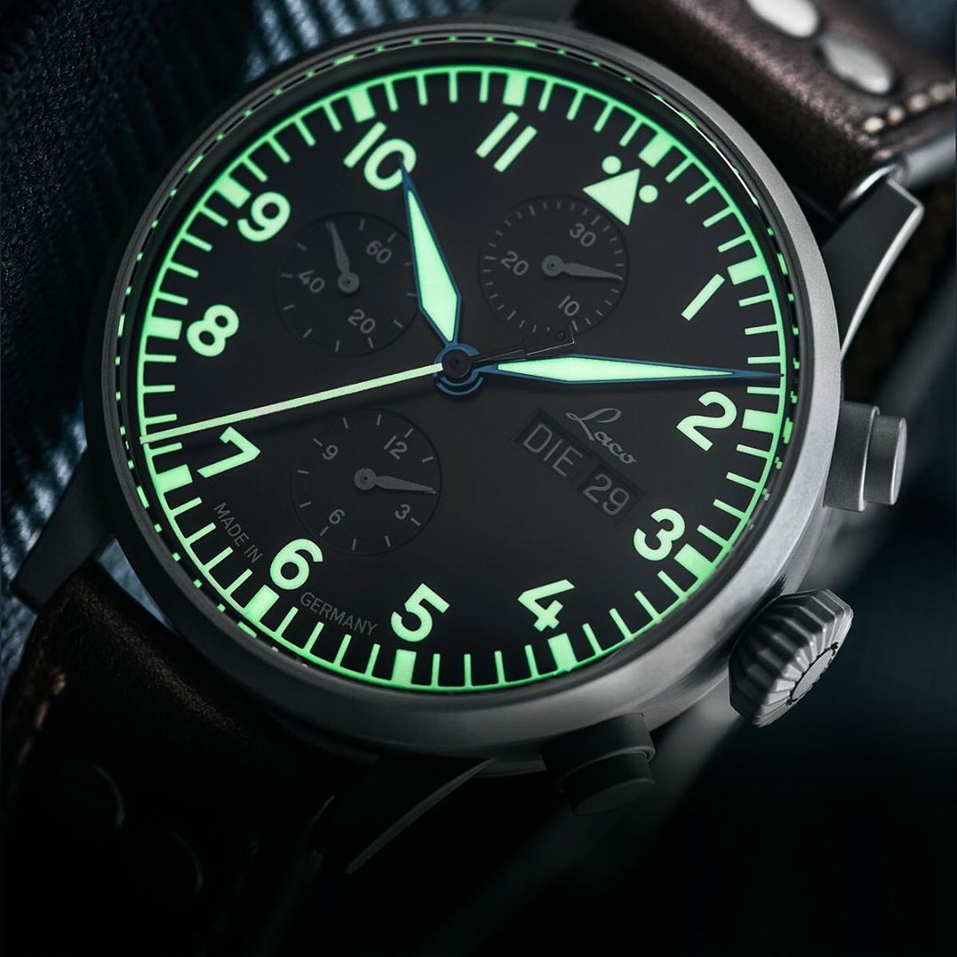 Just in time for #FliegerFriday we are excited to introduce you to the latest member of the Laco family: the München chronograph! 