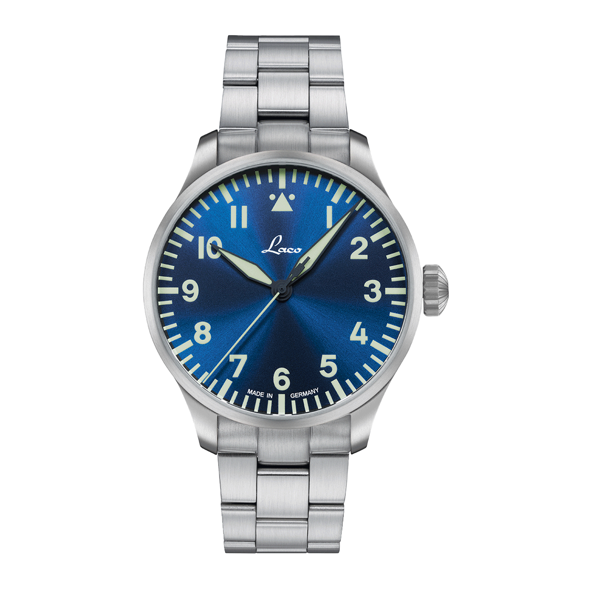 Fliegeruhr BASIS Augsburg Blaue Stunde 42 MB