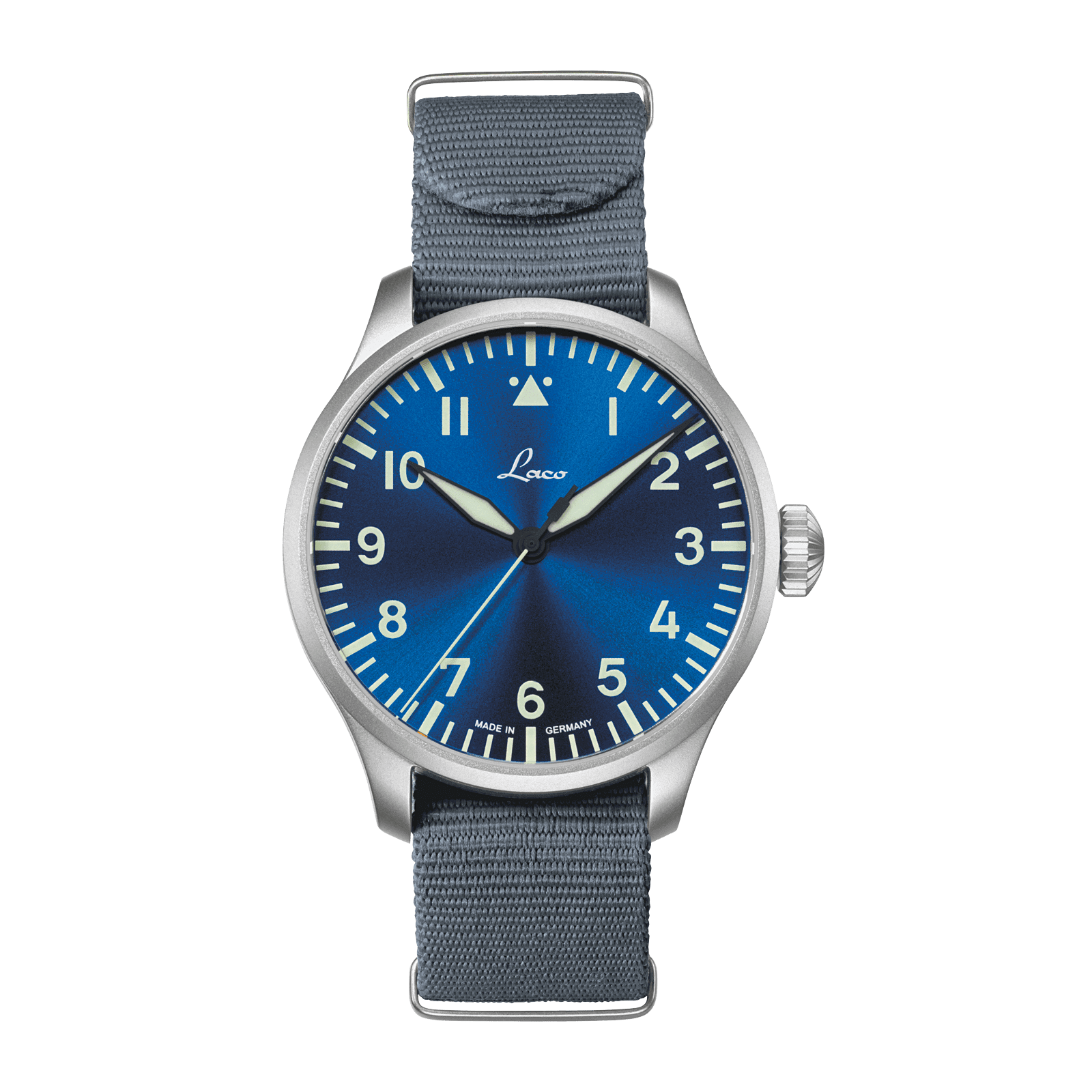 Laco Uhrenmanufaktur Augsburg Blaue Stunde 42