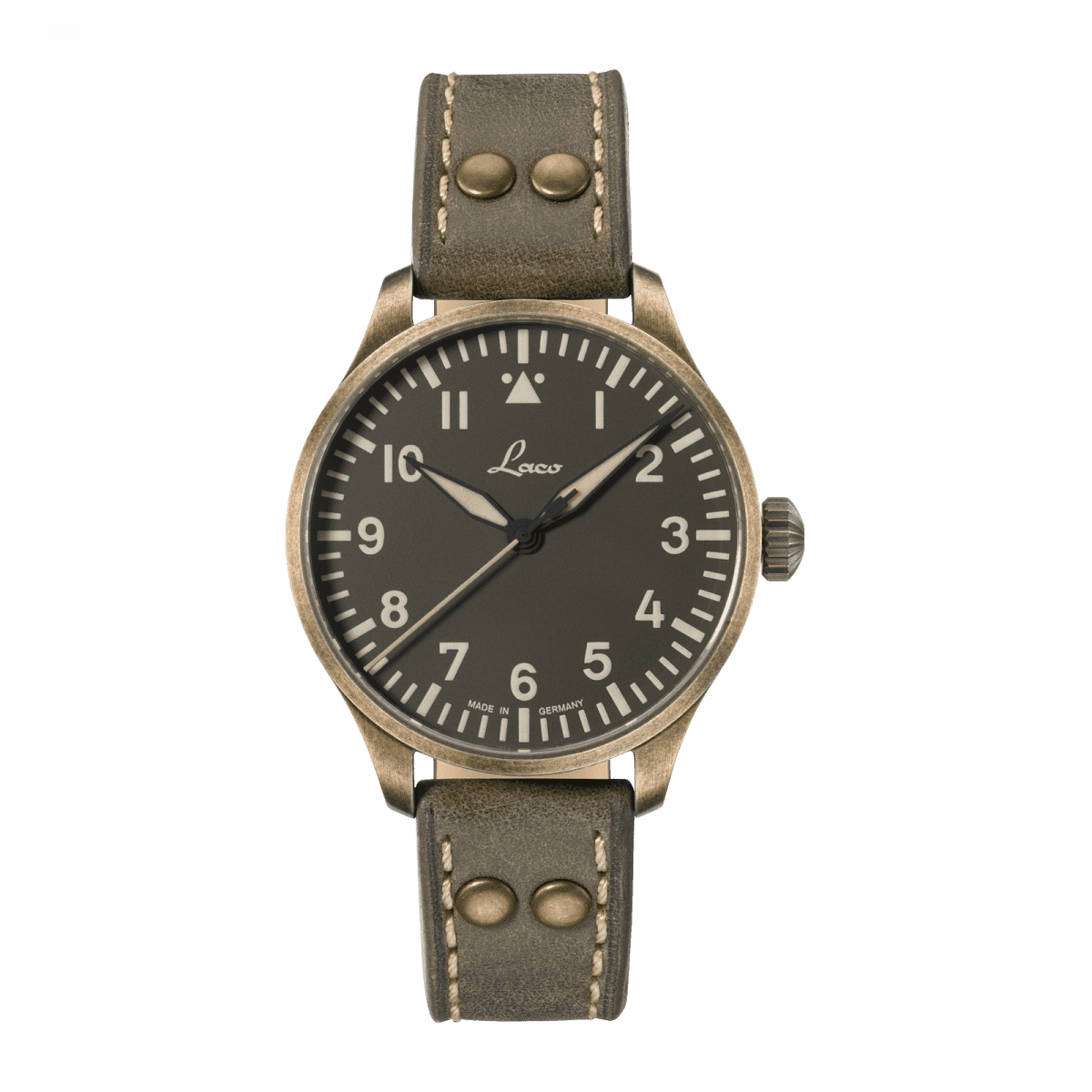 Laco Uhrenmanufaktur Augsburg Oliv 39