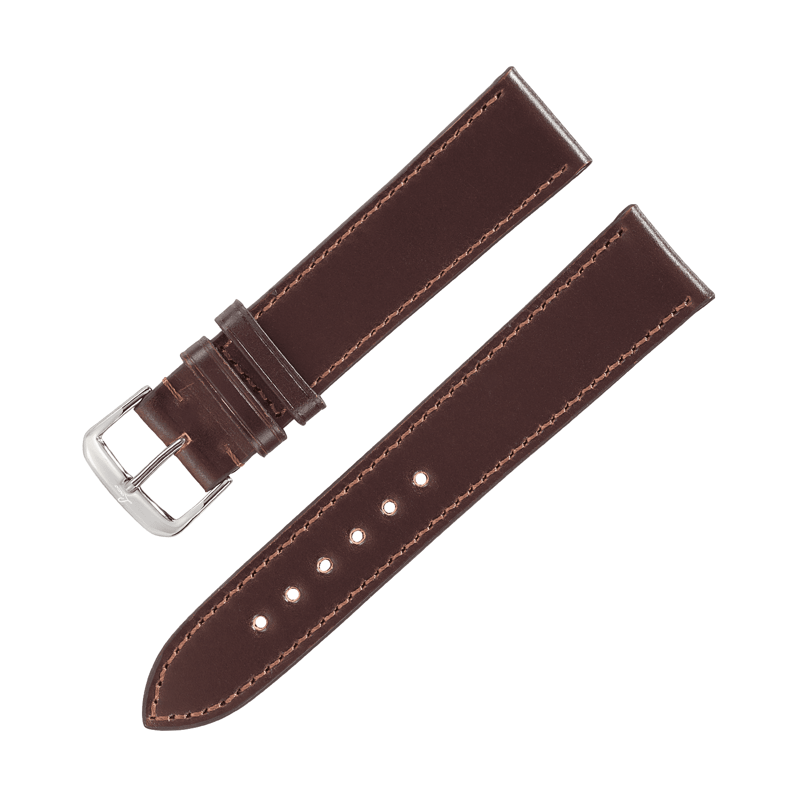 Leather strap Cordovan brown