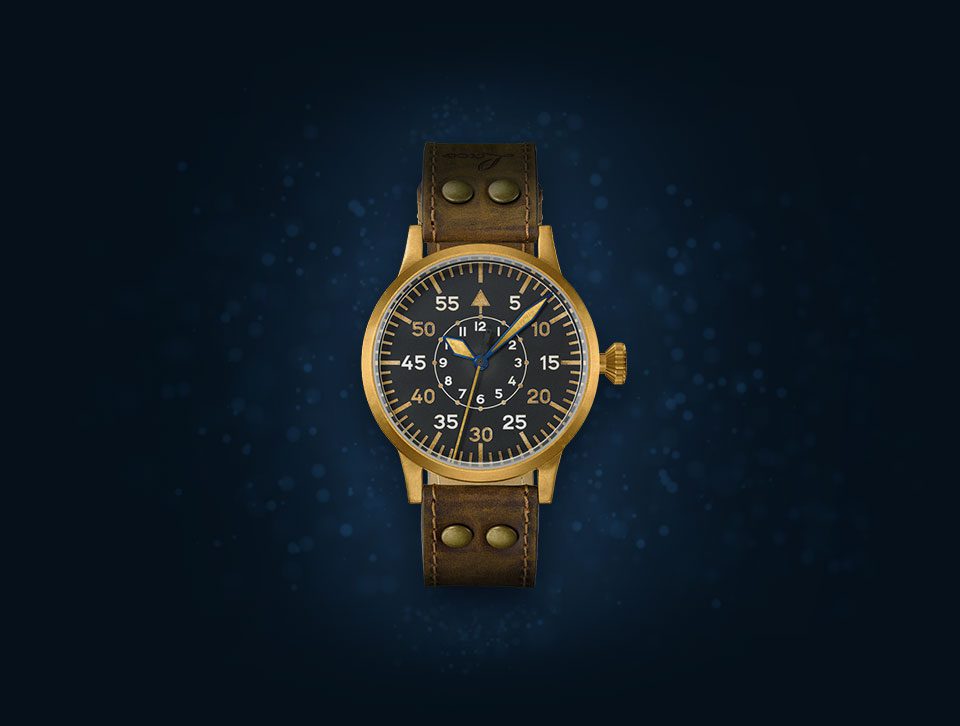 Laco Fliegeruhr Dortmund Bronze