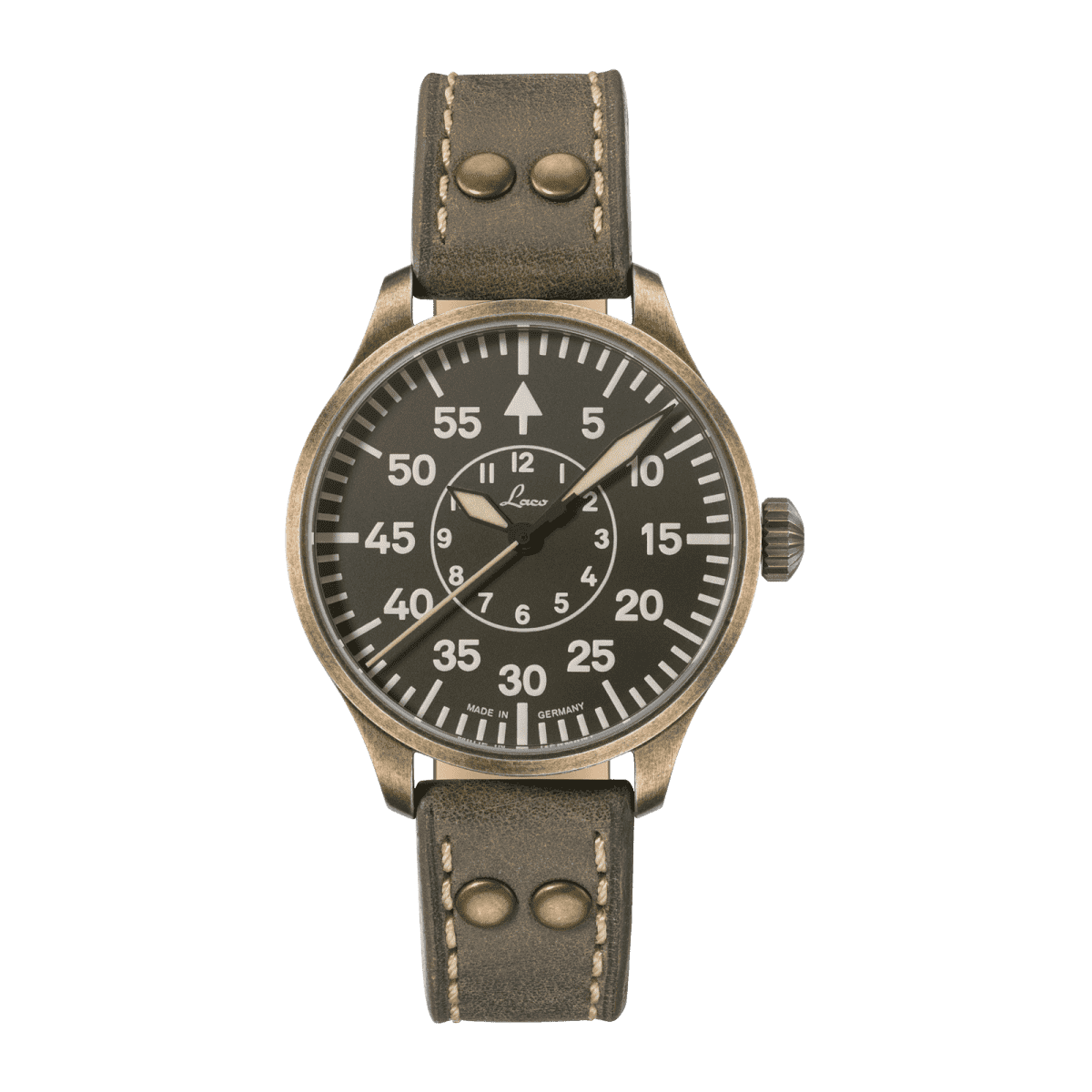 Laco Uhrenmanufaktur Aachen Oliv 39