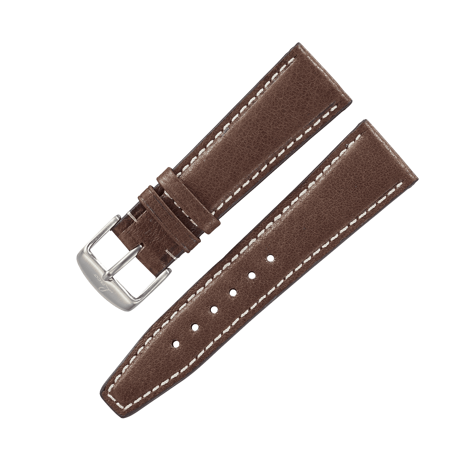 Leather strap dark brown