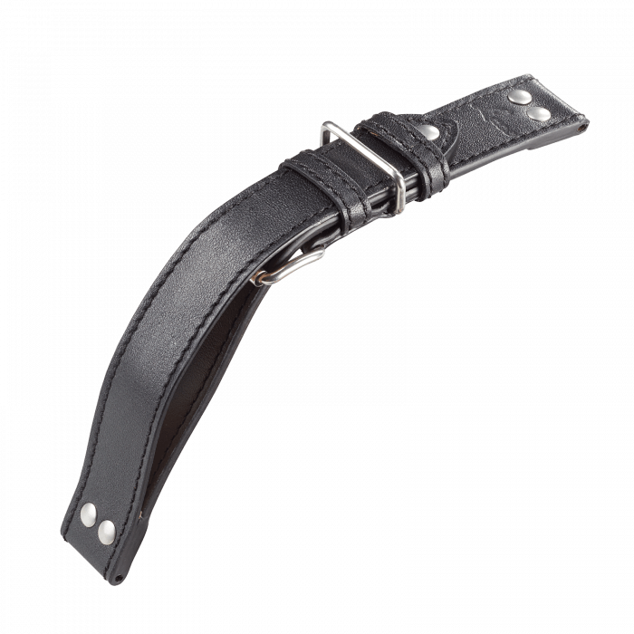 Fliegerlederband schwarz