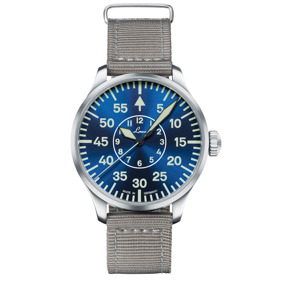 Fliegeruhr BASIS Aachen Blaue Stunde 42