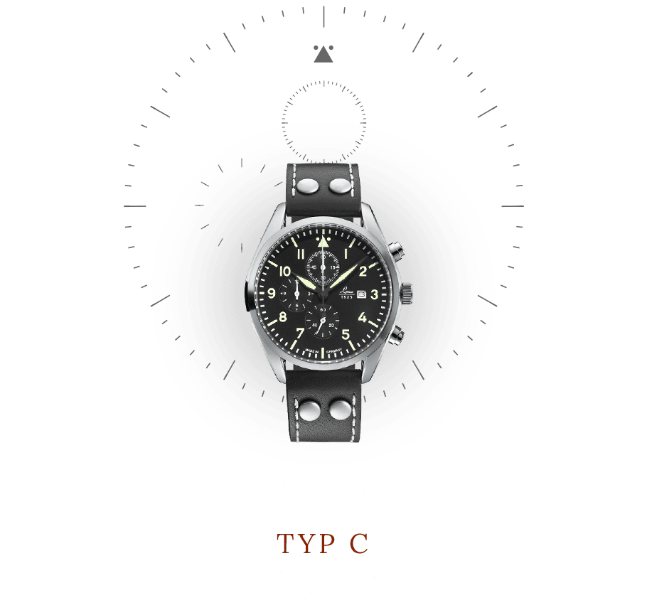 Montre pilote type C