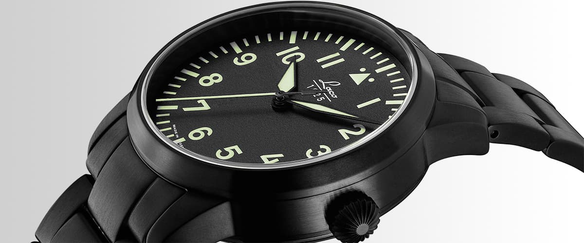 Fliegeruhr Basis von Laco Uhren Modell Stockholm 36