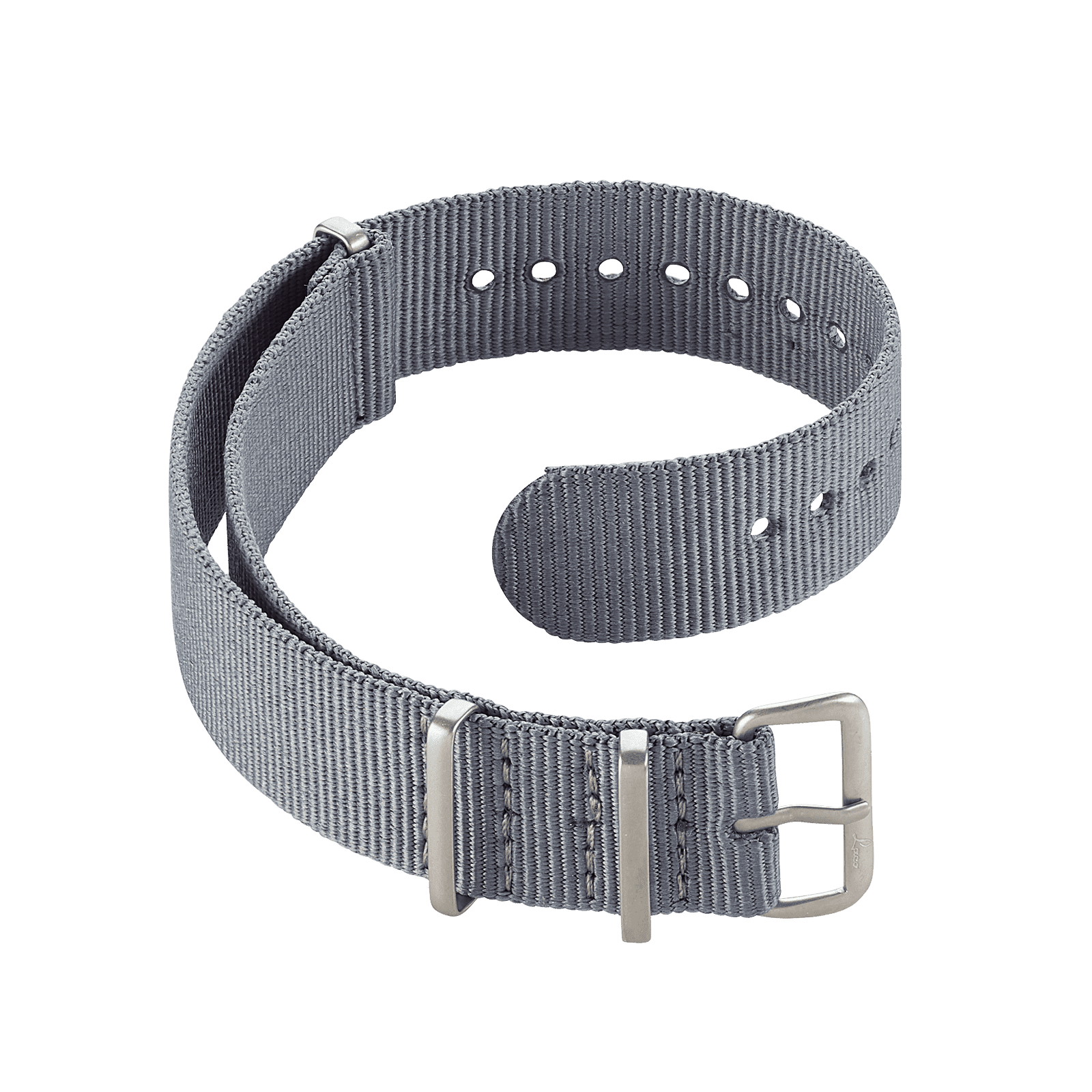 Durchziehband Nylon Grau 20 mm