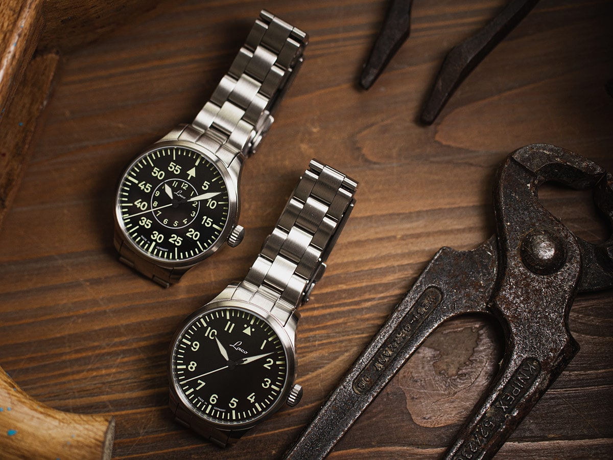 アオナ Zegarki Pilot BASIC marki Laco Watches | Model Aachen 39 MB