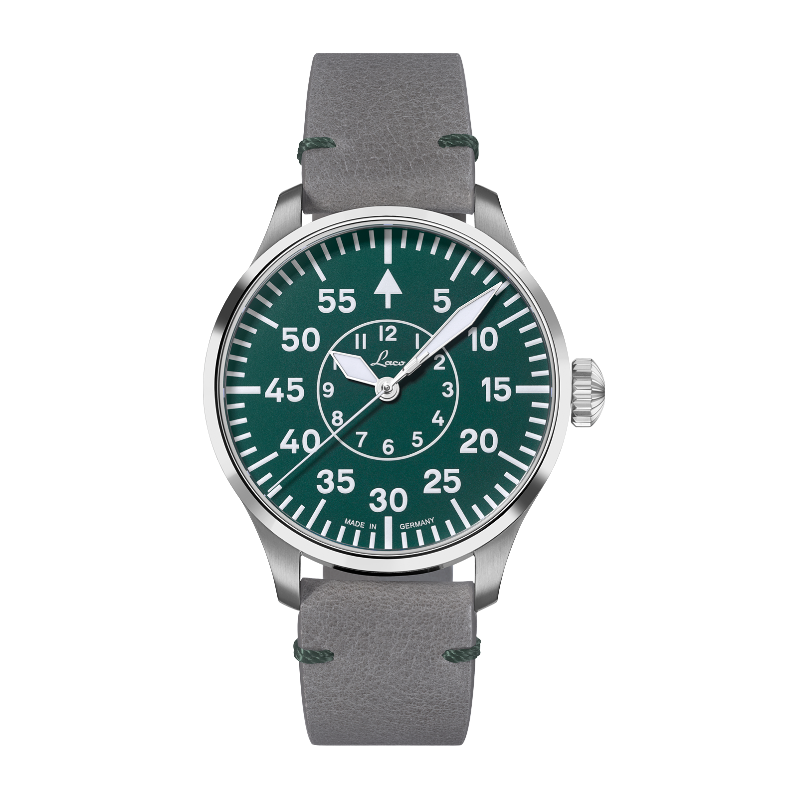 Fliegeruhr Basis von Laco Uhren Modell Aachen Grun 42