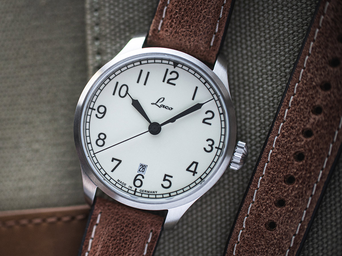 <美品!> Laco Navy Valencia 39mm 自動巻 Navy Zegarki Laco Watches | Model Valencia 39