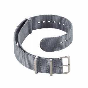 Accessoires Durchziehband Nylon Grau 20 mm