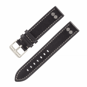Bracelets de montre Bracelet Pilote Noir