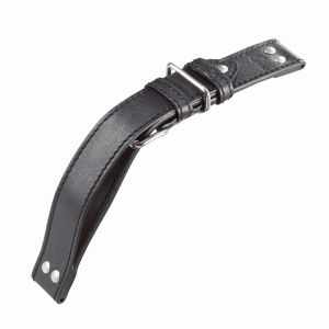 Uhrenarmbänder Fliegerlederband schwarz