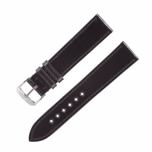 Uhrenarmbänder Lederband Cordovan schwarz