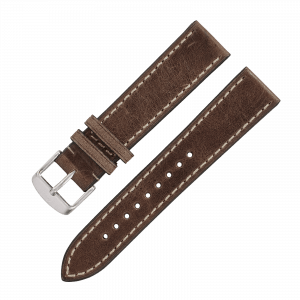 Watch straps Leather strap brown vintage „Stuttgart / Karlsruhe“