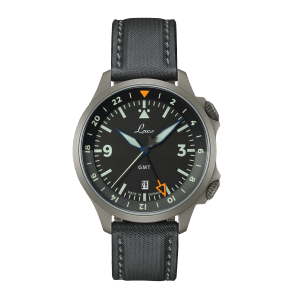 Fliegeruhren Sondermodelle FRANKFURT GMT SCHWARZ