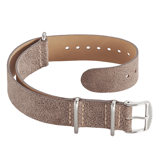 Accessories Leather Nato strap brown 20 mm