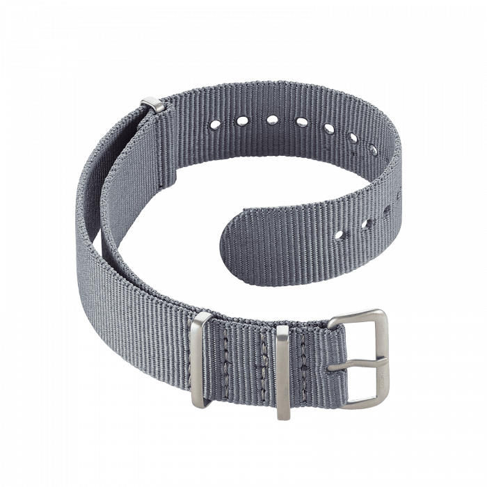 Watch straps Nato strap grey 20 mm