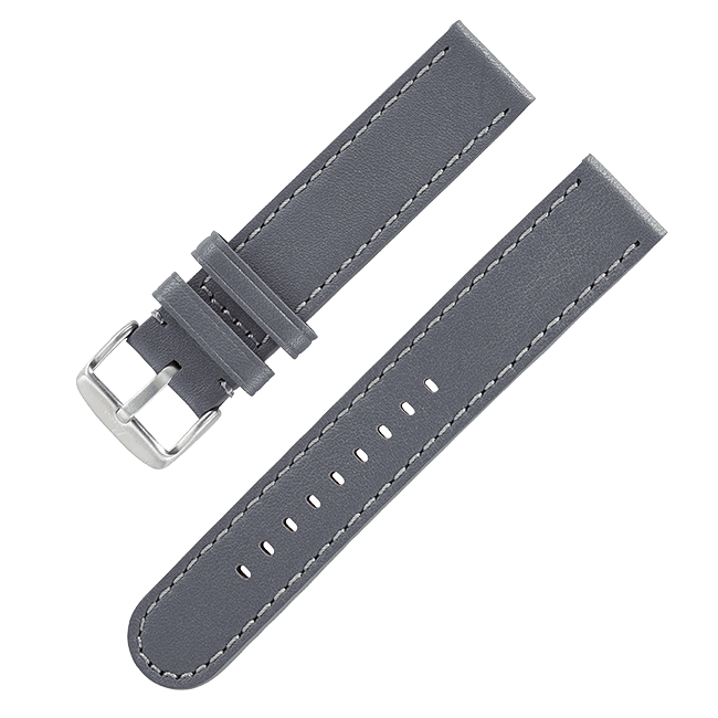 Watch straps Leather strap "Black Automatik"