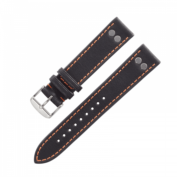 Uhrenarmbänder Fliegerband schwarz