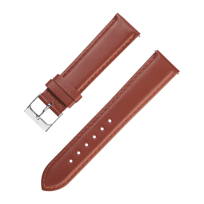 Accesorios Correa de cuero marrón de 18 mm