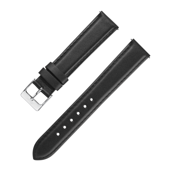 Lederband schwarz 18 mm