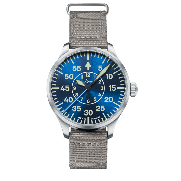 Fliegeruhr BASIS Aachen Blaue Stunde 39