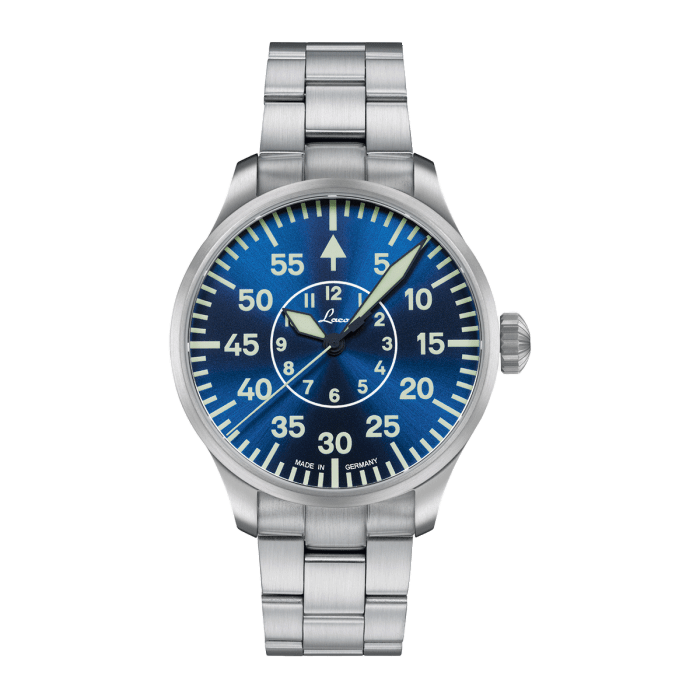 Fliegeruhr BASIS Aachen Blaue Stunde 42 MB