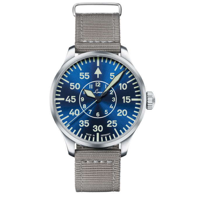 Fliegeruhr BASIS Aachen Blaue Stunde 42