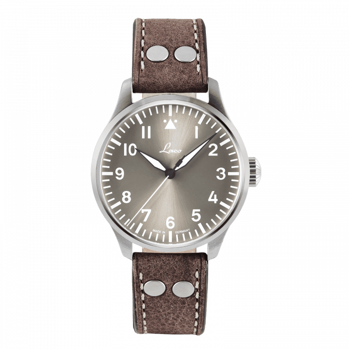 Fliegeruhr BASIS Augsburg Taupe 42