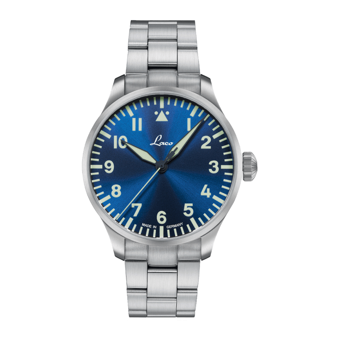 Fliegeruhr BASIS Augsburg Blaue Stunde 42 MB