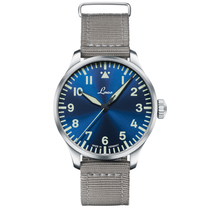 Fliegeruhr BASIS Augsburg Blaue Stunde 42
