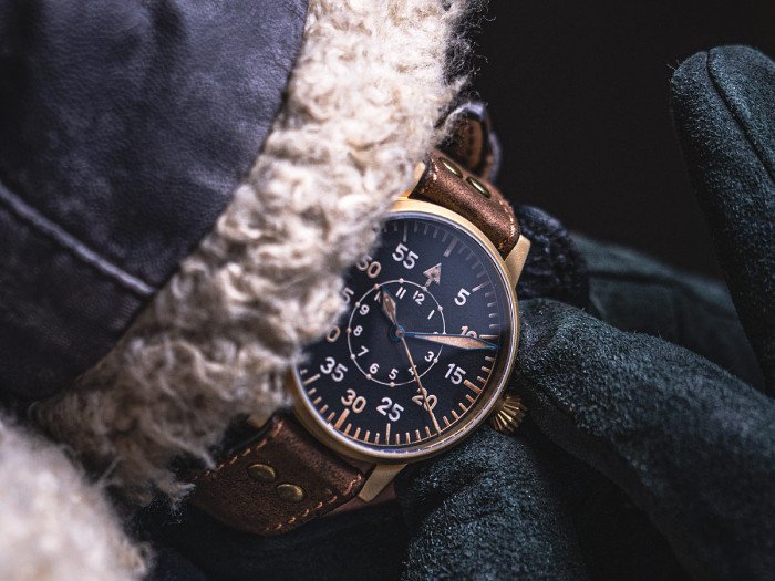 6. Bild von Fliegeruhr ORIGINAL Paderborn Bronze