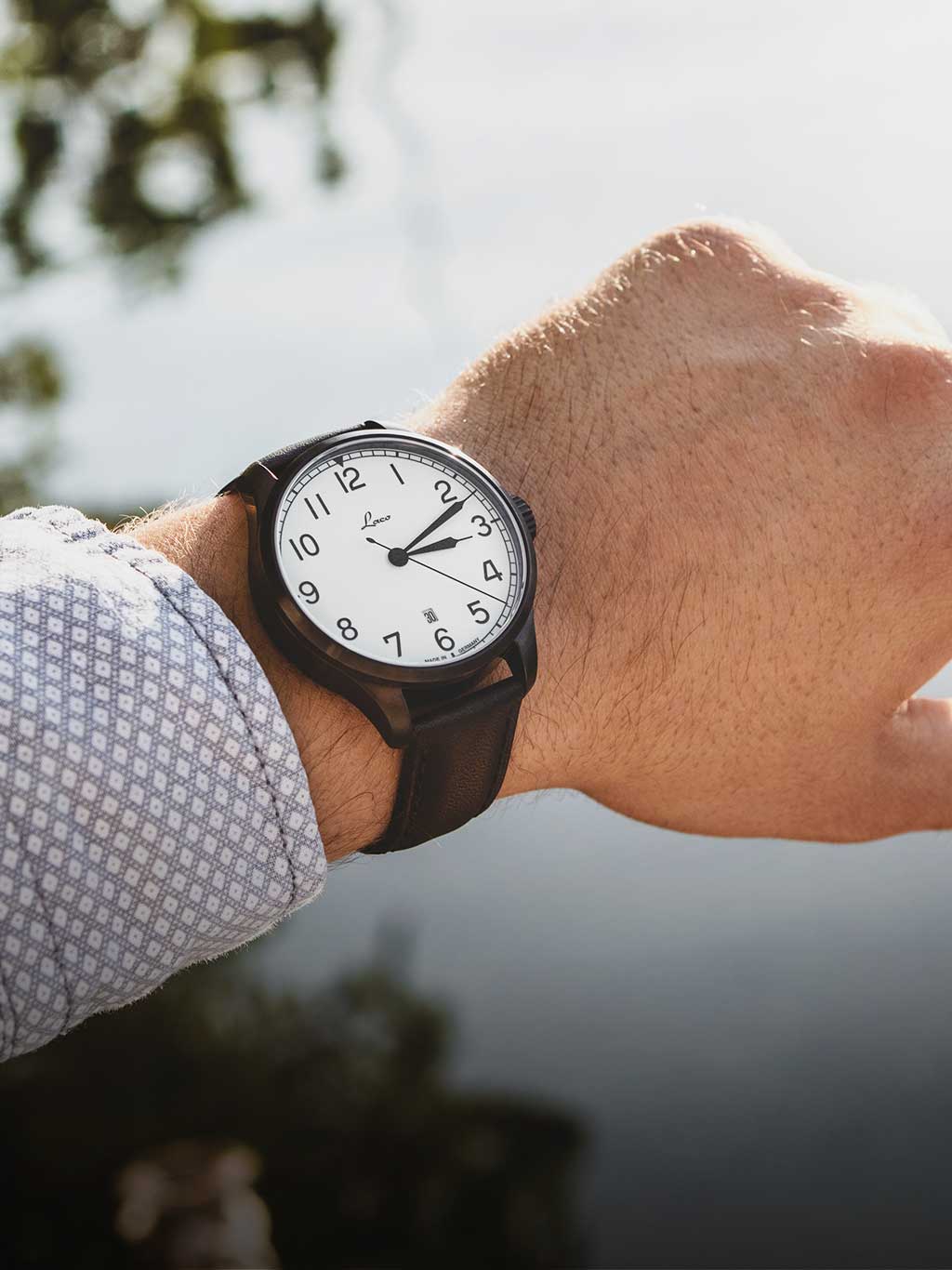 Navy Montres par Laco Watches Mod le Casablanca 42