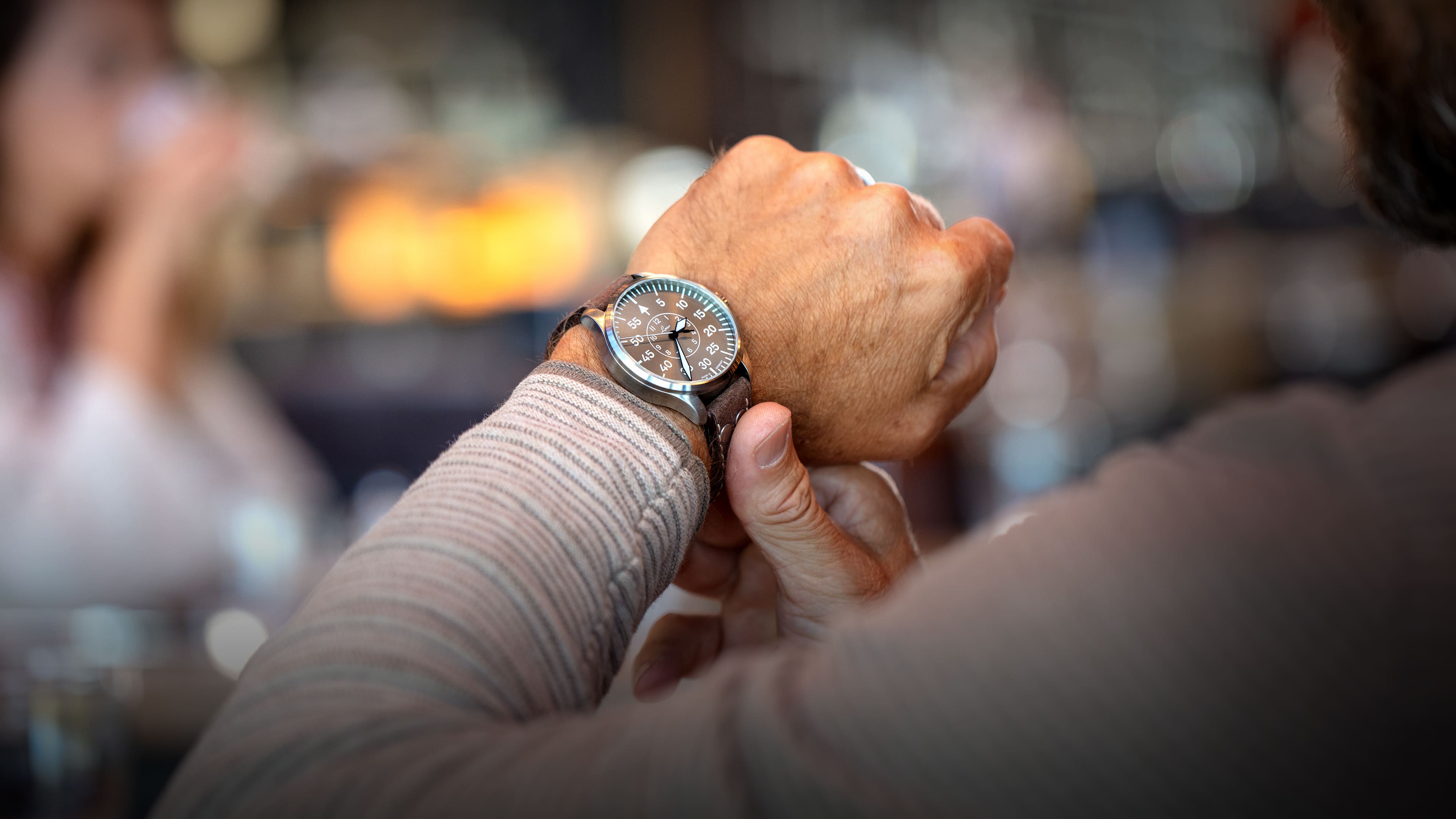 Pilot Watches BASIC by Laco Watches | Model Aachen Taupe 42