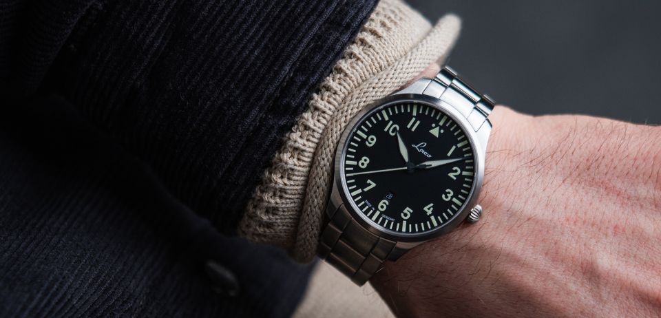 Laco Relojes de Aviador Básicos Genf.2.D 40 MB