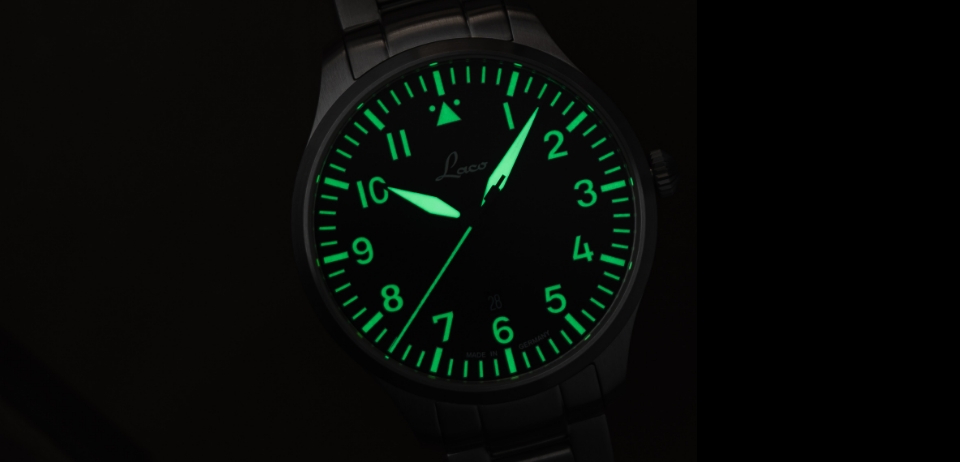 Laco Relojes de Aviador Básicos Genf.2.D 40 MB