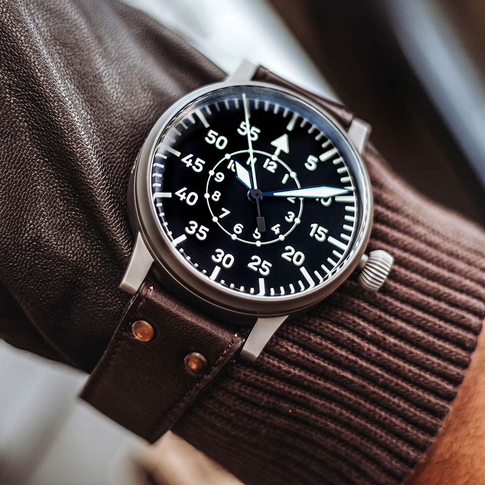 Оригинальные часы Laco Pilot Replika 55