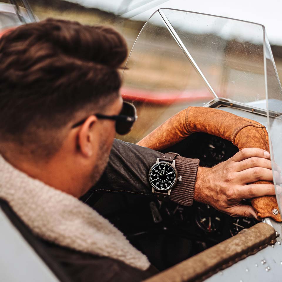 Laco Relojes de Aviador Originales Replika 55