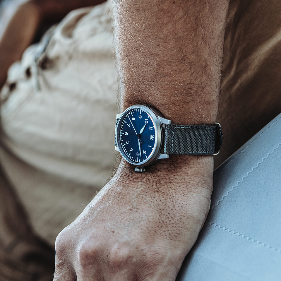 Laco Fliegeruhr ORIGINAL Münster Blaue Stunde