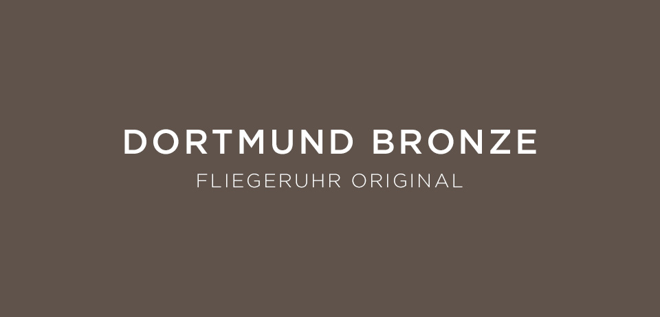 Original de Laco Fliegeruhr Dortmund Bronze