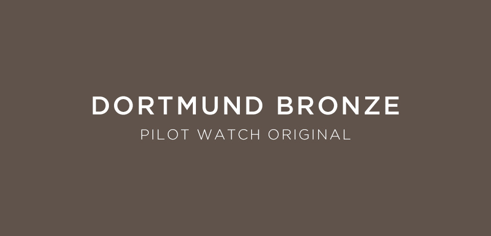 Relógio Laco Pilot Original Dortmund Bronze