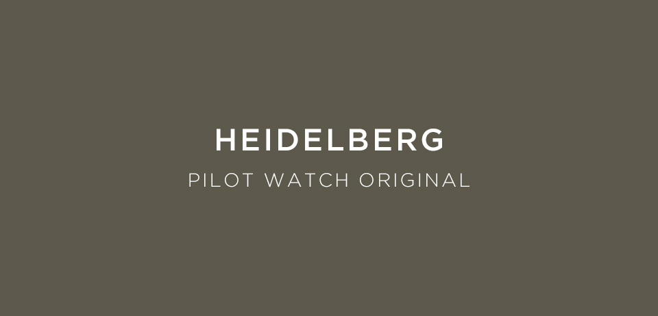 Orologio da pilota Laco originale Heidelberg