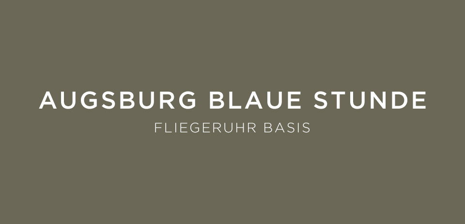 Laco Fliegeruhr BASIS Augsburg Blaue Stunde 39 MB